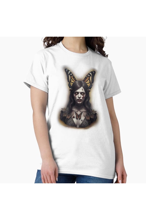 Butterfly Demon Beautiful Dark Fantasy Creature Insect Wing T-Shirt