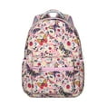 thumbnail image 1 of Butterfly Design Laptop Backpack - 15.6 Inch School Bag with Anti-Theft Pocket, Water-Resistant Material, Stylish & Practical, 1 of 6