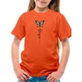 thumbnail image 1 of Butterfly Design T-Shirt Juniors -Image by Shutterstock,  x-Large, 1 of 4