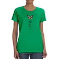 thumbnail image 1 of Butterfly Design T-Shirt Women -Image by Shutterstock, Female XX-Large, 1 of 4