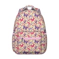thumbnail image 1 of Butterfly Design Travel Backpack - Spacious Bookbag with Luggage Sleeve, Multiple Compartments, Perfect for Weekend Trips, 1 of 6