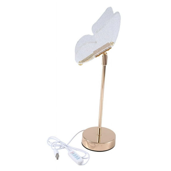 Butterfly Desk Lamp Indoor Lighting Button Home Decoration Bedroom Bedside Living Room Desk Lamp Plug-