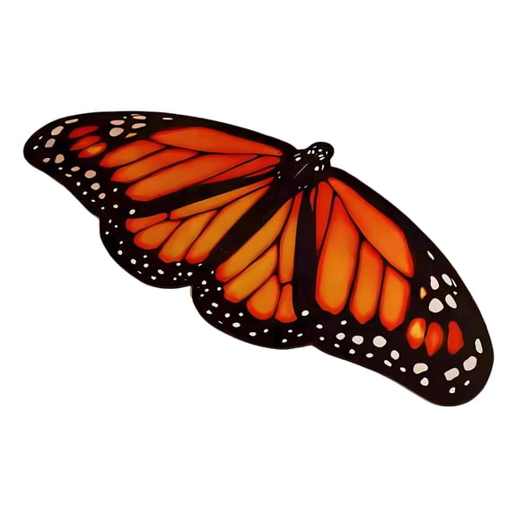 Butterfly Desk Mat Comfort Ergonomic Antislip Wear Laptop Pad Home Decor