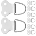 thumbnail image 1 of Butterfly Double Hole Hanging Ring 100 Pcs Holes Photo Frame Hanger Wall Picture Easel Metal Bracket Iron, 1 of 6