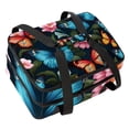 thumbnail image 1 of Butterfly Double Layered Insulated Lunch Bag with Large Capacity and Dual Compartments, Refrigerated Meal Bag for Hand Carry 7.1x11.4x16.1 Inches, 1 of 6