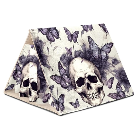 Butterfly Dutch Flannelette Hamster Nest - Washable and Durable Nesting House for Small Pets - 21.5x30.5x26 cm - Includes PP Board - Cozy Hideout for Hamsters and Other Small Animals