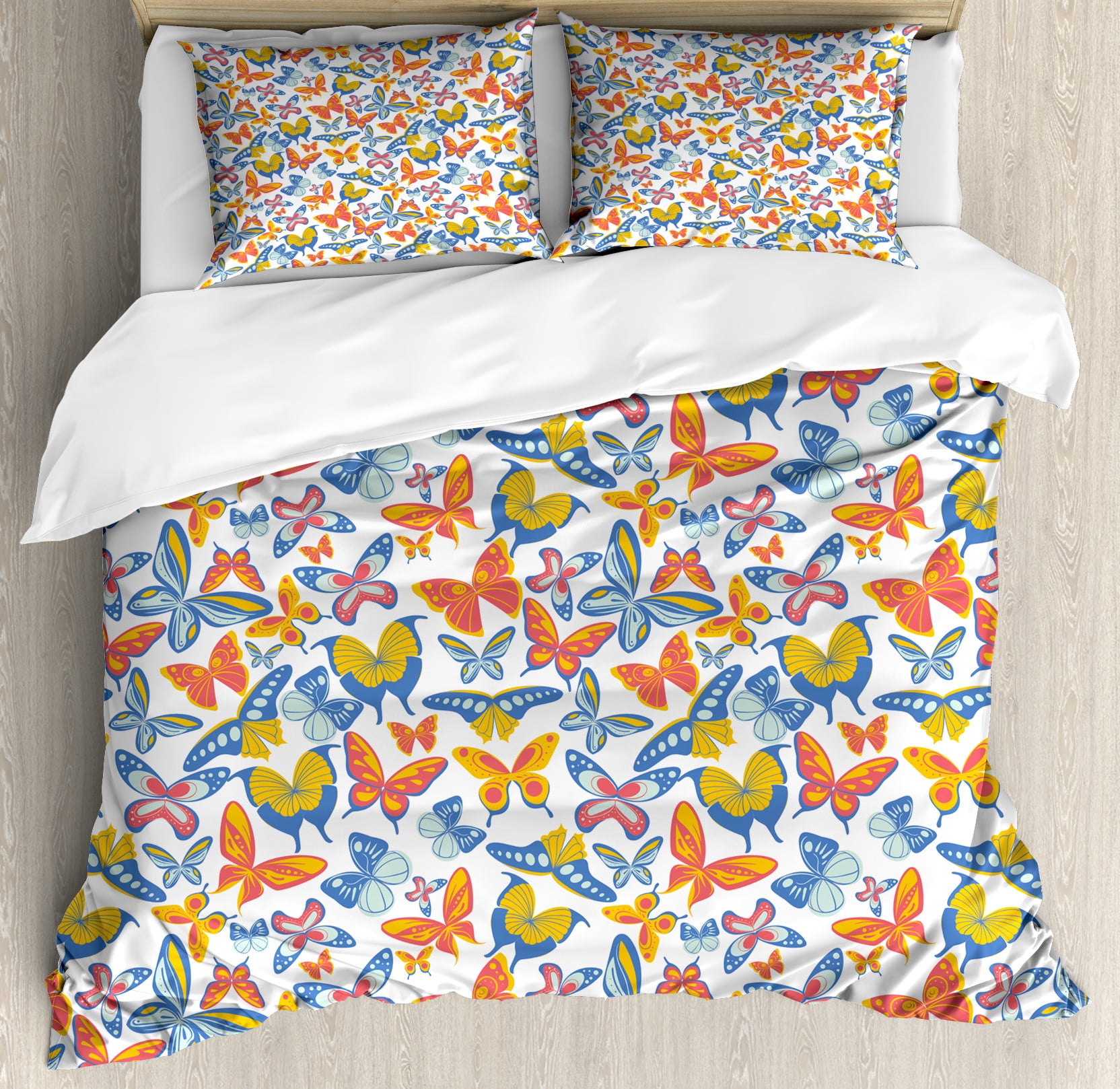 Virus Bacteria Print Pattern Duvet Cover Bedding Set