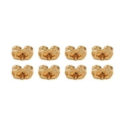 E'ARRS Butterfly Earring Backs | 22k Gold Plated Stainless Steel | 4 Pairs (00207)