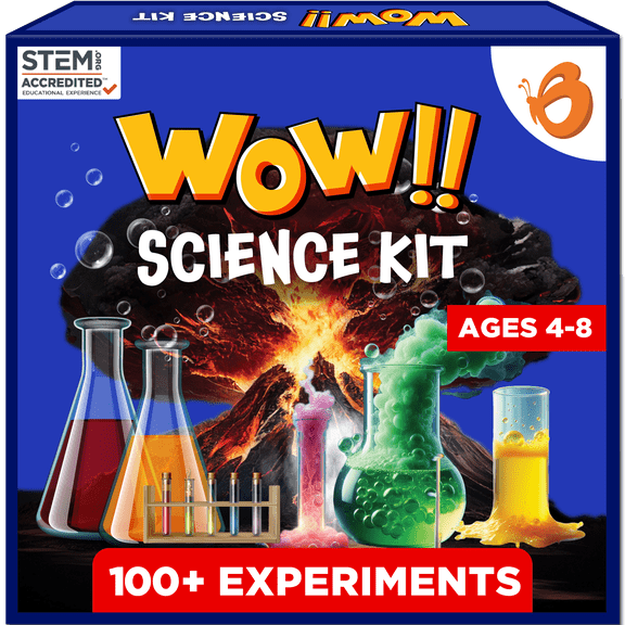 Butterfly EduFields 100+ Science Kits for Kids Age 4-8 | Science Kit Gifts for 6 Year Old Boys & Girls | Science Experiments for Kids 6-8 | Science Kits Age 4-8 | Cool 7 Year Old Gifts