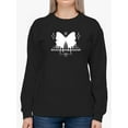 thumbnail image 1 of Butterfly Effect Rave Style Sweatshirt Women -Image by Shutterstock, Female XX-Large, 1 of 4