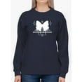 thumbnail image 1 of Butterfly Effect Rave Style Sweatshirt Women -Image by Shutterstock, Female x-Large, 1 of 4