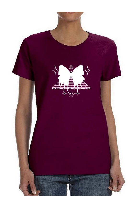 Butterfly Effect Rave Style T-Shirt Women -Image by Shutterstock, Female Large