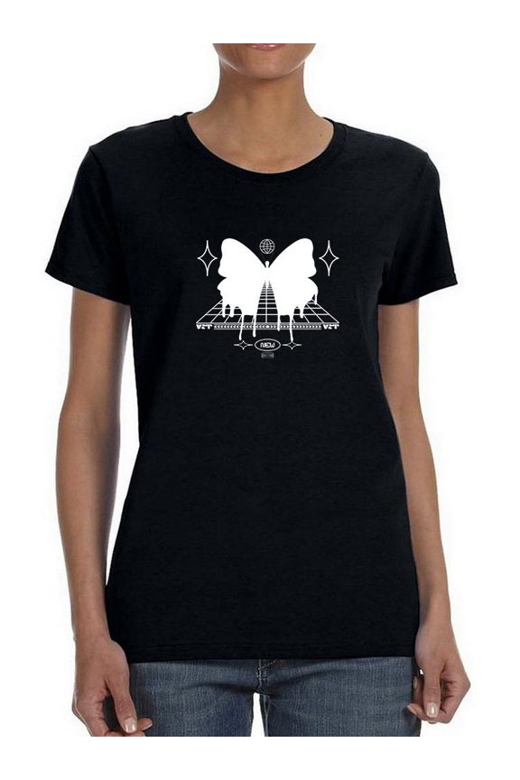 Butterfly Effect Rave Style T-Shirt Women -Image by Shutterstock, Female Medium