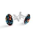 thumbnail image 1 of Butterfly Elegant Men's Cufflinks for Formal Attire, Crafted in Stainless Steel for Sophisticated Look, for Business Meetings and Special Occasions, 1 of 6