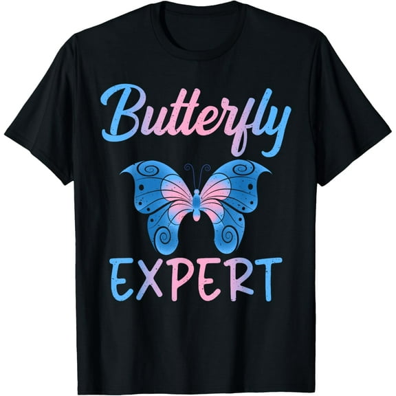 Butterfly Expert T-ShirtMen and women, Black T-shirt, size: Extra large