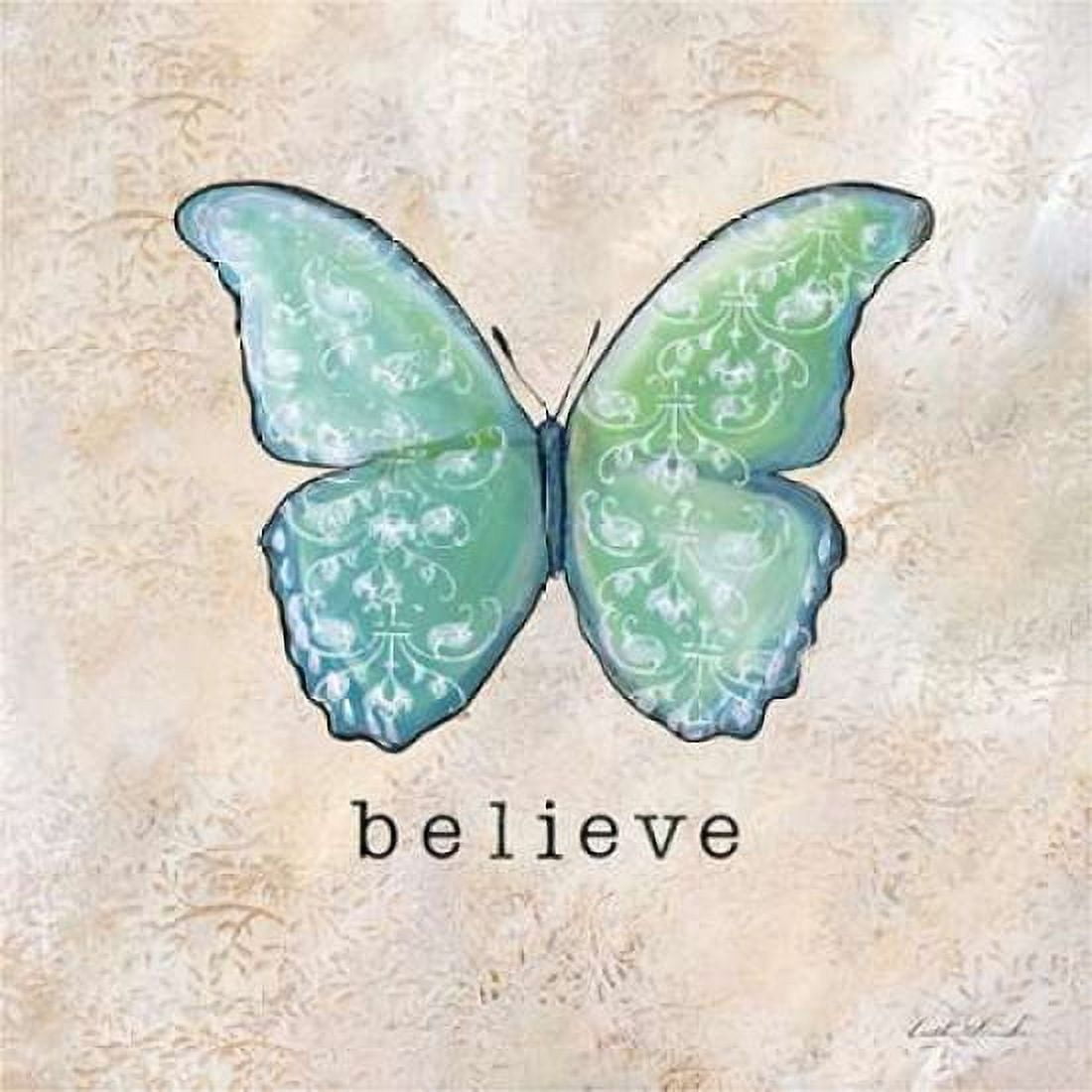 Butterfly Expressions III Canvas Art - Caitlin Dundon (24 x 24)