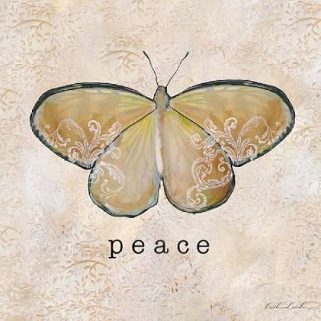 Butterfly Expressions IV Canvas Art - Caitlin Dundon (24 x 24)