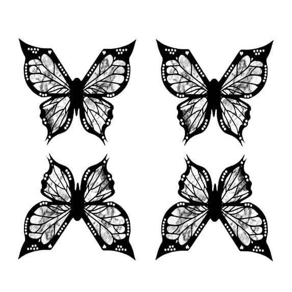 Butterfly Eyeliners Stencils Great Winged Tip Look Eyebrow Eyelashes Eyeshadow Guide Templates Tool Eye Makeup Tool