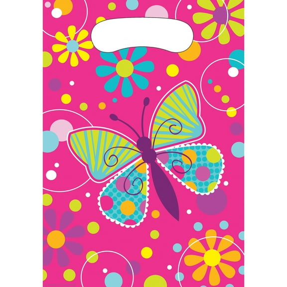 Butterfly Favor Bags, 8 pk