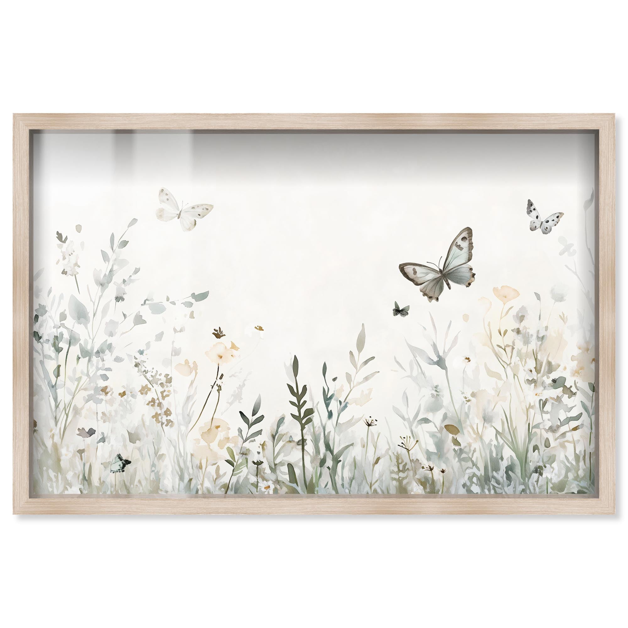 Animal Print Butterfly in Shadowbox 6x6 main image 0