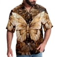 thumbnail image 1 of Butterfly Fission Diagram Men's Casual Printed Button Down Short Sleeve Spread Collar Beach Shirts for Summer, Unisex, 1 of 6