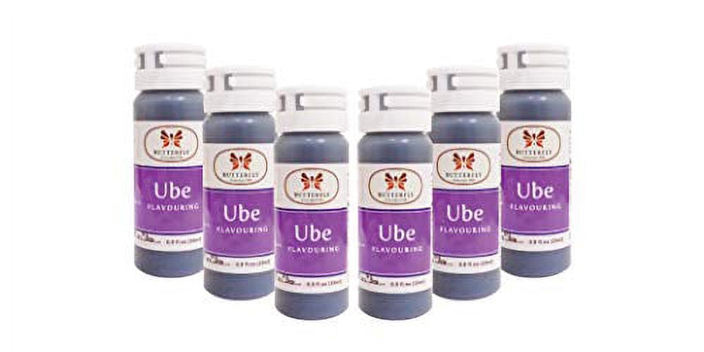 Butterfly Flavoring Extract Paste, 25 ml (Ube, Pack of 6) Ube 0.8 Fl Oz