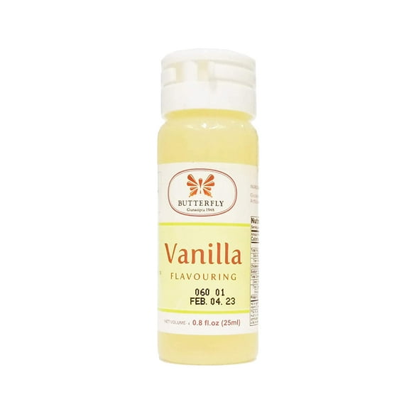Butterfly Flavoring Extract Paste, 25 ml (Vanilla, Pack of 1)