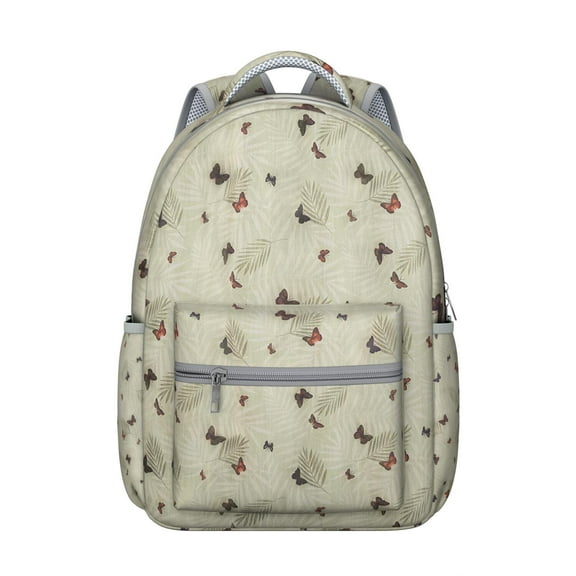 Butterfly Floral Laptop Backpack&nbsp;– Stylish & Functional Bag for School, Work, or Travel, Durable Fabric, Adjustable Straps, Roomy Compartments