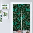 thumbnail image 1 of Butterfly Floral Pattern Door Curtain Nordic Living Room DoorCurtain Porch Partition Curtain Kitchen Rative Half Curtain, 1 of 4