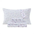 thumbnail image 1 of Butterfly Floral Purple 6 Piece Full Sheet Set, 1 of 4