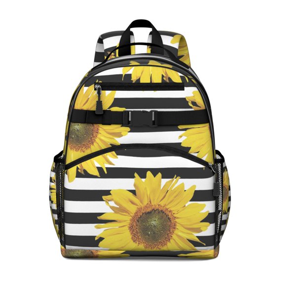 Butterfly Floral Toddler Backpack Spacious Adjustable Shoulder Straps Chest Buckle Water-resistant Lightweight School Backpack