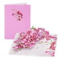 thumbnail image 1 of Butterfly Flowers Pop-up Greeting Card with Envelope Floral Postcard Florid Birthday Cards Valentines Gifts Mothers Day Presents (Orchid Flower), 1 of 7