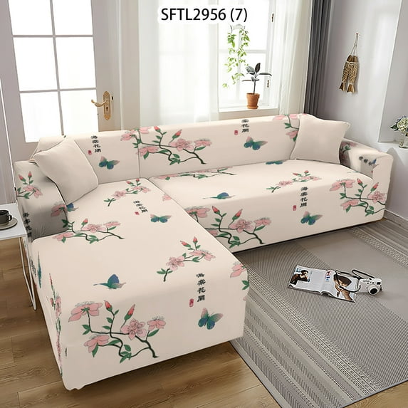Butterfly Flowers Sofs Covers Sectional Sofa Cover L Shape Sofa Cover Sofa Liner Kids Sofa Armchair Lining Sofa Cover L Shap