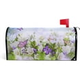 thumbnail image 1 of Butterfly Flying Flowers Garden Magnetic Mailbox Cover MailWraps Garden Yard Home Decor for Outside Oversized-25.5" x20.8", 1 of 5