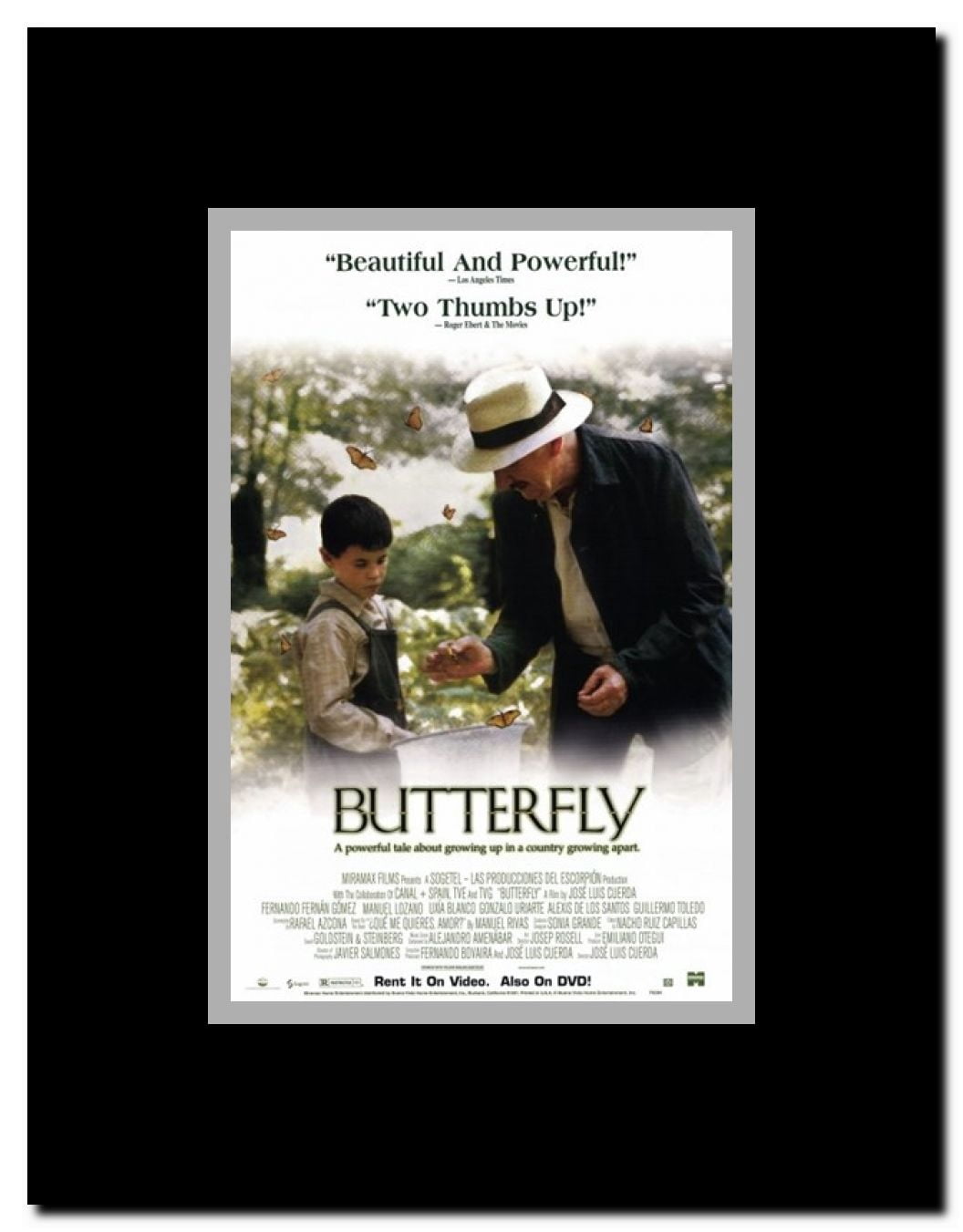 Butterfly Framed Movie Poster