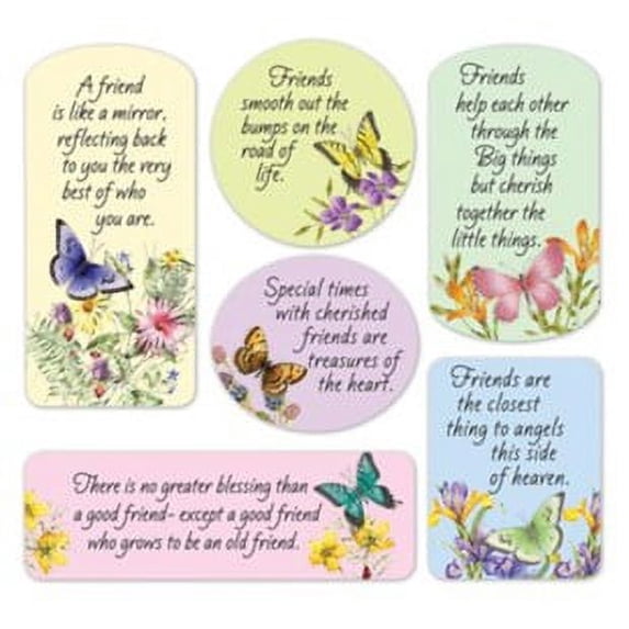 Butterfly Friendship Magnets, Set Of 6
