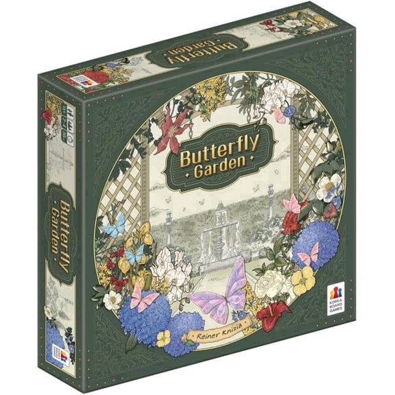 Capstone Games Butterfly Garden Strategy Board Game, 2-4 Players, 30-Minute Playtime