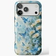 thumbnail image 1 of Butterfly Garden Nature Pattern Design iPhone Case 17 11 12 13 14 15 16 Pro Max, 1 of 2