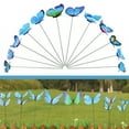 thumbnail image 1 of Butterfly Garden Stakes Decor, Butterfly Stakes Outdoor Yard Planter Flower Pot Bed Garden Decor Butterflies,Butterflies on Plastic Wire Plant Stake,Fairy Garden Accessories Gardening Gifts, 1 of 4
