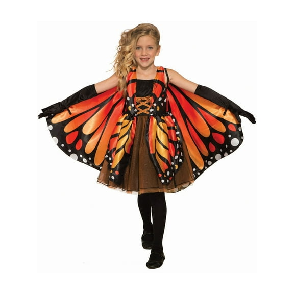 Rubies Monarch Butterfly Costume for Kids, Girls Large