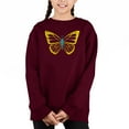 thumbnail image 1 of Butterfly - Girl's Word Art Crewneck Sweatshirt, 1 of 3