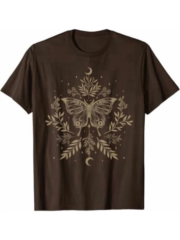 Butterfly Grunge Fairycore Aesthetic Goth Luna Moth T-Shirt, Unisex T-Shirt