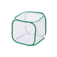 thumbnail image 1 of Butterfly Habitat 12 Inch Collapsible Mesh Cage Green Trim for Caterpillar Rearing Outdoor Observation, 1 of 6