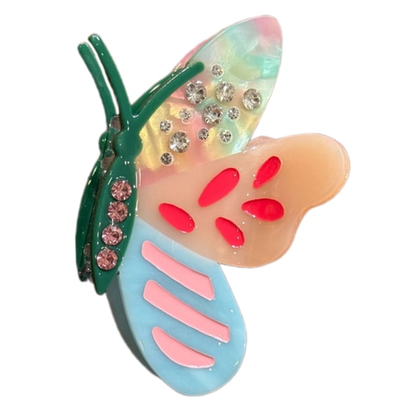 Butterfly Hair Claw Clip Princess Theme Hair Claw Clamp Lovely Butterfly Hair Barrettes Strong Hold Hairpin for Girls
