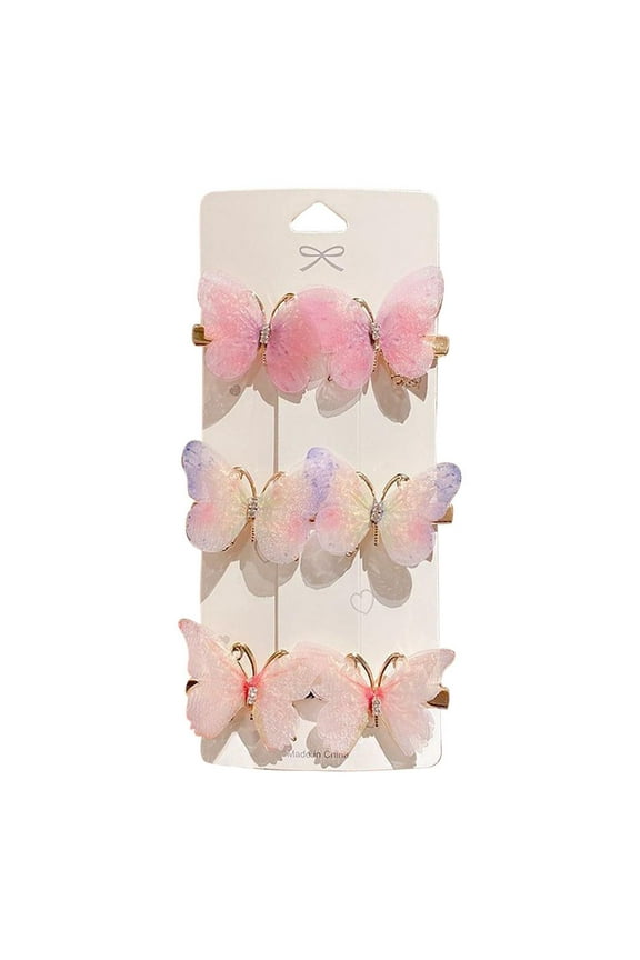 Butterfly Hair Clips Claw Barrettes Mini Jaw Clip Hairpin for Women G Prof F3K5