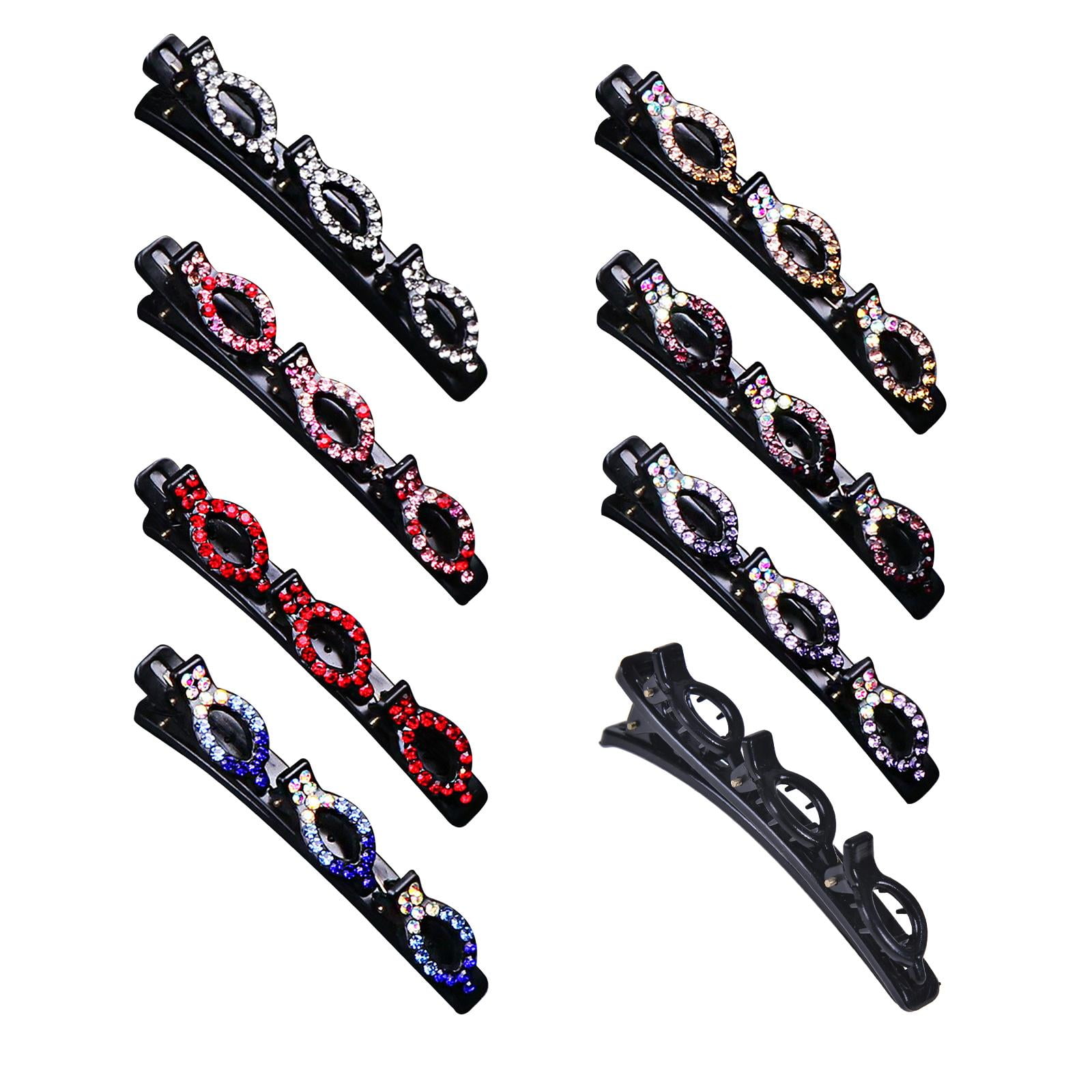 Butterfly Hairpin Duckbill Clip, Hair Clip,Sparkling Crystal Stone