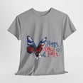 thumbnail image 1 of Butterfly Happy 4th Of July Shirt for Women Patriotic T-shirt ID-0524-HFC5, 1 of 10