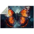 thumbnail image 1 of Butterfly High-Quality Polyester Door Rug - Durable Indoor Entry Mat with Right-Angle Design for Home or Office Use - Easy to Clean and Maintain - 24 x 36 inches, 1 of 6
