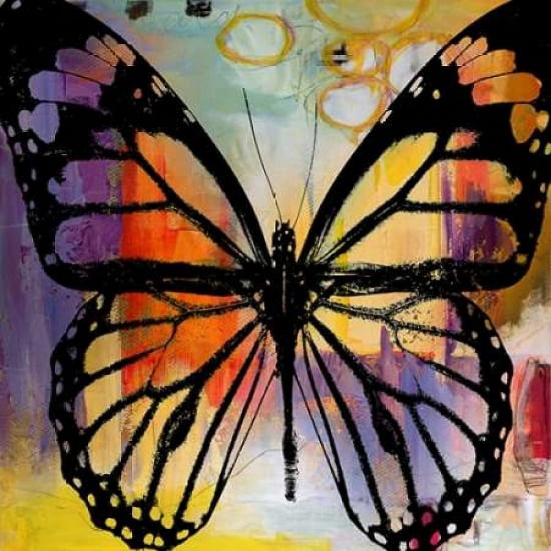 Butterfly III Canvas Art - Micha Baker (24 x 24)