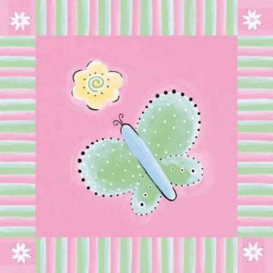 Butterfly III Canvas Art - Stephanie Marrott (24 x 24)